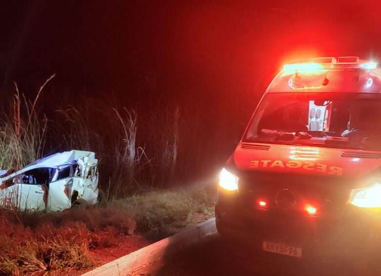 Bombeiros resgatam vítima de acidente na BR-158, em Mato Grosso