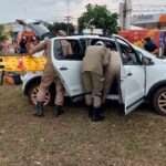 Bombeiros socorrem vítimas de acidente de trânsito em Mato Grosso