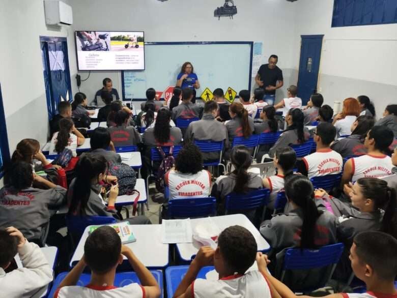 Detran-MT promove ações educativas em Nova Mutum com foco na campanha “Paz no Trânsito”