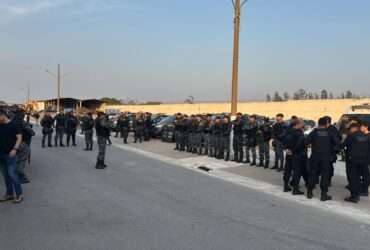 Forcas de seguranca de Mato Grosso fazem operacao em penitenciaria