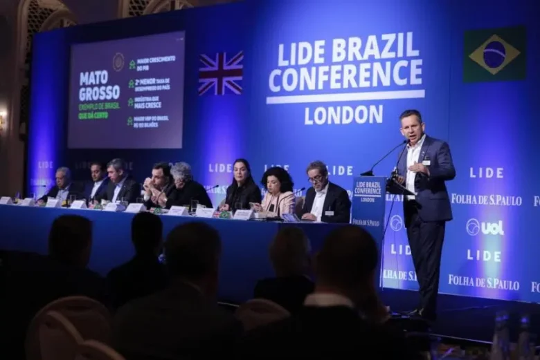 Governador de Mato Grosso destaca potencial econômico em Londres para atrair investimentos