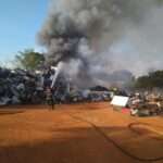 Incêndio destrói empresa de reciclagem em Mato Grosso e causa prejuízos