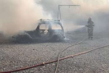 Incêndio em mecânica mobiliza Corpo de Bombeiros em cidade de Mato Grosso