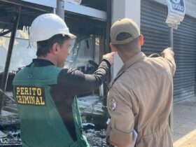 Laudo da Politec revela causa do incêndio que destruiu o Shopping Popular em Cuiabá