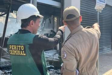 Laudo da Politec revela causa do incêndio que destruiu o Shopping Popular em Cuiabá