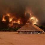 Mato Grosso concentra 70% dos territórios indígenas com mais focos de calor no Brasil Takuma Kuikuro