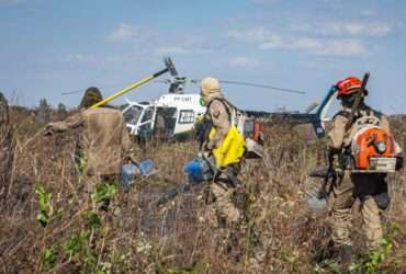 Mato Grosso mobiliza mais de mil bombeiros para combater 23 incêndios florestais