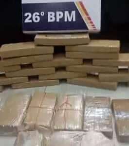 Polícia apreende 27 quilos de drogas e prende suspeito em Mato Grosso