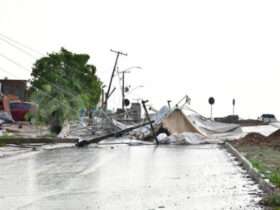 Tempestade com ventos fortes causa estragos em Mato Grosso