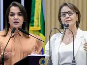 Brasília (DF) - 27/10/2024 - Candidatas Emília Corrêa, eleita em Aracaju, e Adriane Lopes, eleita em Campo Grande. Foto: Pedro França/Agência Senado e Gilton Rosas/Divulgação