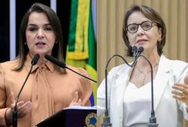 Brasília (DF) - 27/10/2024 - Candidatas Emília Corrêa, eleita em Aracaju, e Adriane Lopes, eleita em Campo Grande. Foto: Pedro França/Agência Senado e Gilton Rosas/Divulgação