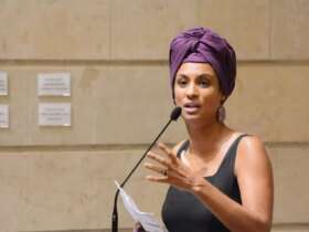 Vereadora Marielle Franco (PSOL) na Câmara de Vereadores do Rio de Janeiro