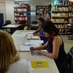 Professoras aprendem o braille no Instituto Municipal Helena Antipoff, que promove a inclusão de crianças com deficiência na rede pública de ensino (Tomaz Silva/Agência Brasil)