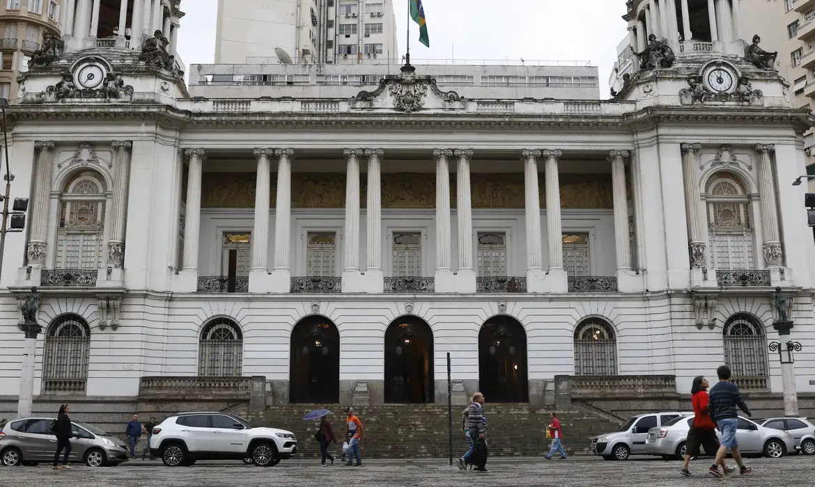 Palácio Pedro Ernesto, sede da Câmara Municipal de vereadores do Rio de Janeiro, no centro da cidade.