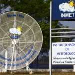 Fachada do instituto nacional de meteorologia (INMET), em Brasília.