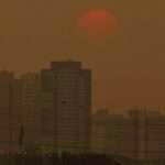 São Paulo (SP), 13/09/2024 - Poluição e qualidade do ar ruim na cidade de São Paulo, vista desde o Rio Tietê. Foto: Paulo Pinto/Agencia Brasil