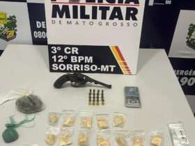 Adolescente é apreendido com drogas e arma em Sorriso