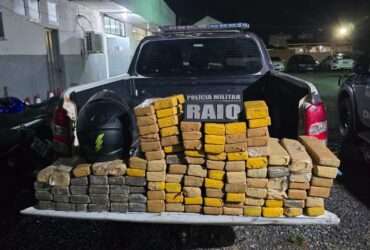 Companhia Raio apreende 110 quilos de maconha e prende homem por tráfico de drogas em Cuiabá