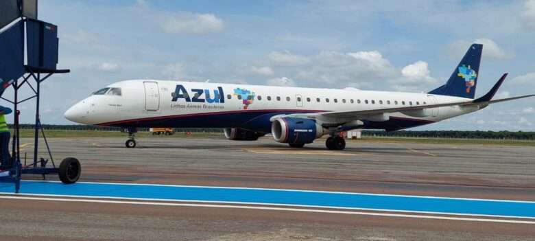 Companhia aérea Azul inaugura nova rota entre Belo Horizonte e Sorriso