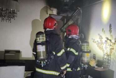 Corpo de Bombeiros controla incendio em apartamento de Rondonopolis apos rapida acao dos moradores