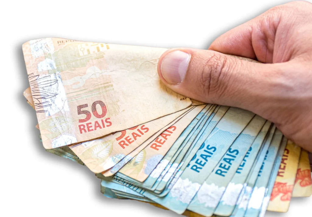 Dinheiro na mão