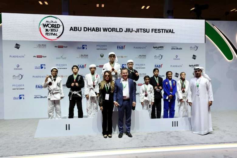 Em Abu Dhabi, governador e primeira-dama de Mato Grosso participam da abertura do maior evento mundial de Jiu-jitsu