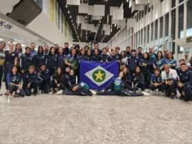 Jovens atletas de Mato Grosso levam a bandeira do Estado para os Jogos da Juventude