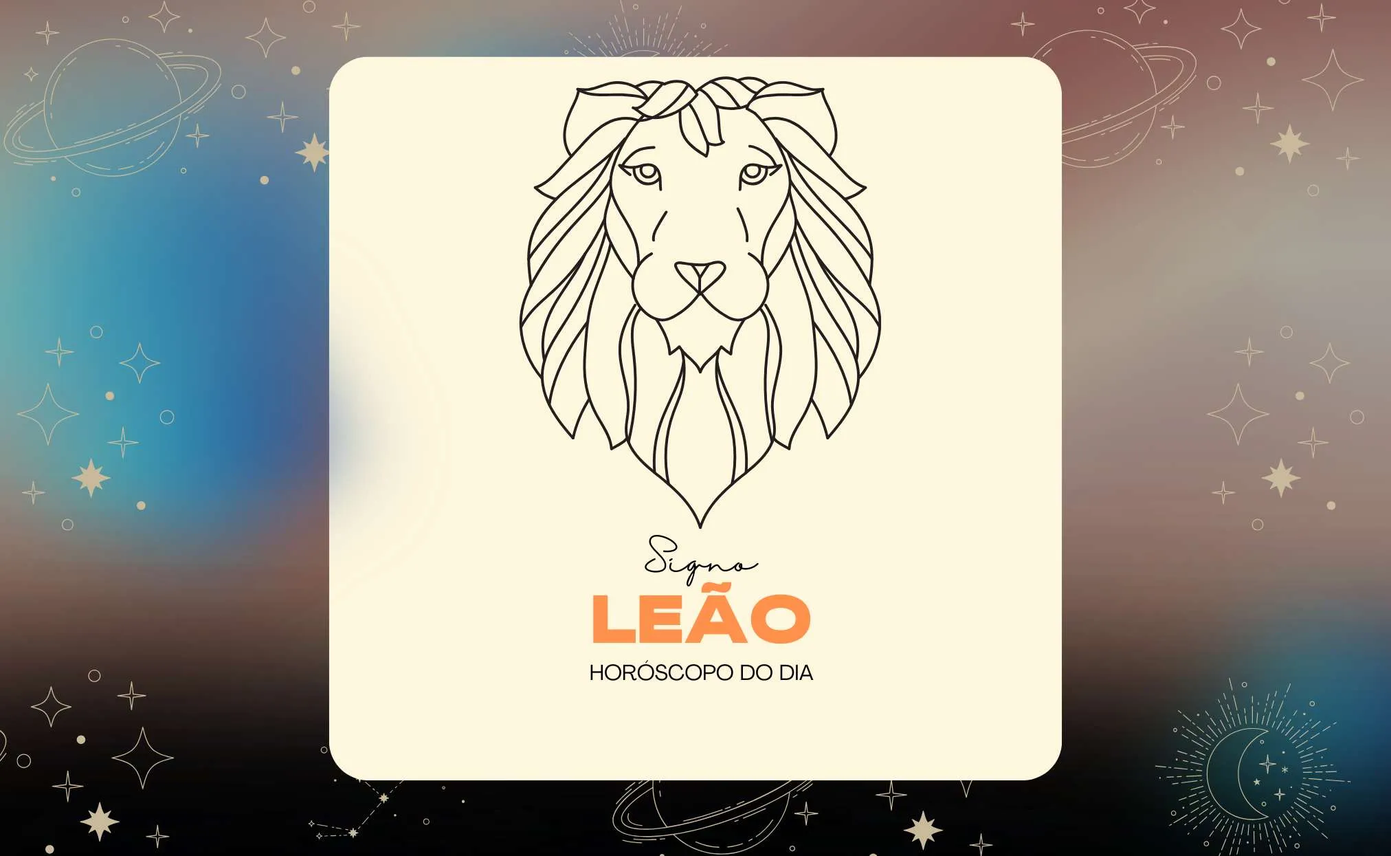 Signo de Leão - CenárioMT/Canva