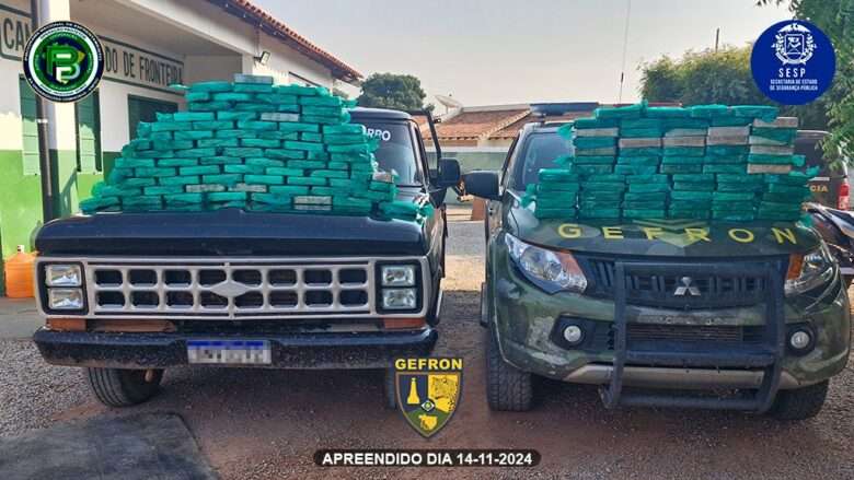 Operação Protetor das Fronteiras apreende 140 kg de pasta base de cocaína em Barra do Bugres