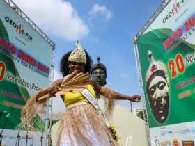 Rio de Janeiro (RJ), 20/11/2024 - Rio celebra dia Nacional da Consciência Negra no Monumento Zumbi dos Palmares, na região central da capital fluminense. Foto: Tomaz Silva/Agência Brasil