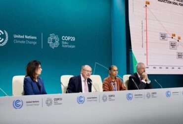 Baku, 13/11/2024 - Vice-Presidente da República Geraldo Alckmin e a ministra do Meio Ambiente Marina Silva durante Entrevista coletiva na COP 29. Foto: Cadu Gomes/VPR