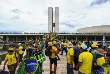 Brasília (DF), 08.01.2023 - Manifestantes golpistas invadem o Congresso Nacional, STF e Palácio do Planalto. Foto: Marcelo Camargo/Agência Brasil/Arquivo