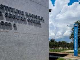 Brasília (DF), 03/11/2023, Prédio do Instituto Nacional do Seguro Social. Edfício sede do INSS. Fachada do INSS. Setor de autarquia sul  Foto: Rafa Neddermeyer/Agência Brasil