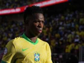 Vinícius Jr. em jogo do Brasil contra Colômbia
 2/7/2024    Darren Yamashita-USA TODAY Sports