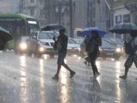 São Paulo (SP), 06/11/2024 - Chuva forte atinge o centro de São Paulo no final da tarde. Foto: Paulo Pinto/Agência Brasil