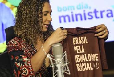 Brasília (DF), 06/11/2024 - A ministra da Igualdade Racial, Anielle Franco, participa do programa Bom dia, Ministra. Foto: Marcelo Camargo/Agência Brasil