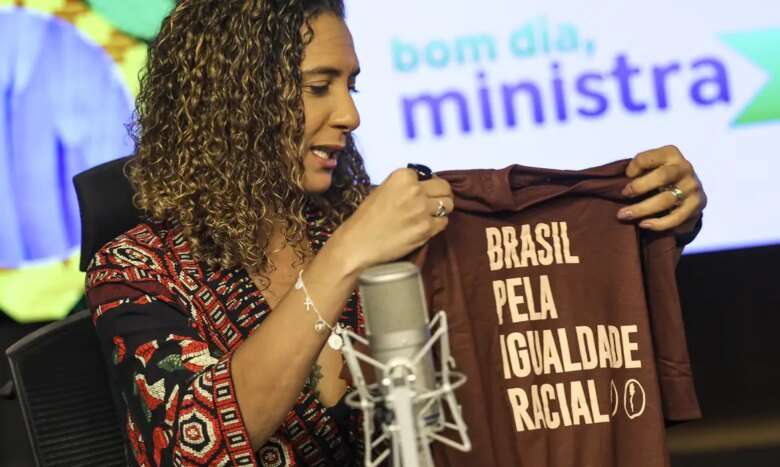 Brasília (DF), 06/11/2024 - A ministra da Igualdade Racial, Anielle Franco, participa do programa Bom dia, Ministra. Foto: Marcelo Camargo/Agência Brasil