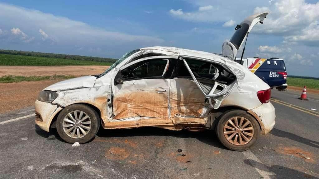 Grave acidente deixa duas pessoas mortas e cinco feridas na MT-242 em Ipiranga do Norte