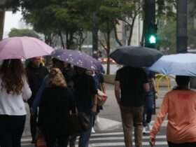 São Paulo (SP), 18/10/2024 -  Chuva leve no final da tarde de sexta-feira (18) na avenida Paulista. Foto: Paulo Pinto/Agência Brasil