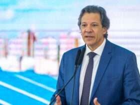 Brasília (DF), 30/10/2024 - Ministro da Fazenda Fernando Haddad fala durante cerimônia Nova Indústria Brasil - Missão 3: Infraestrutura, Saneamento, Moradia e Mobilidade Sustentáveis para a Integração Produtiva e o Bem-Estar nas Cidades. Foto: Diogo Zacarias/MF