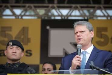 São Paulo (SP), 15/10/2024 - Governador de São Paulo Tarcísio de Freitas participa da solenidade Alusiva ao 54º Aniversário das Rondas Ostensivas