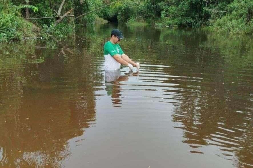 Apenas uma praia do Alto Paraguai é considerada própria para banho em nova análise da Sema
