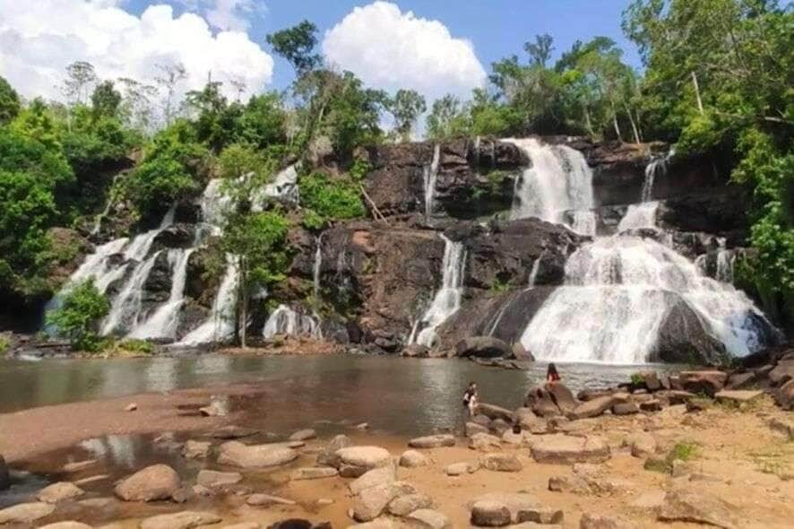 Cachoeira de Mato Grosso é considerada imprópria para banho devido à contaminação por bactéria