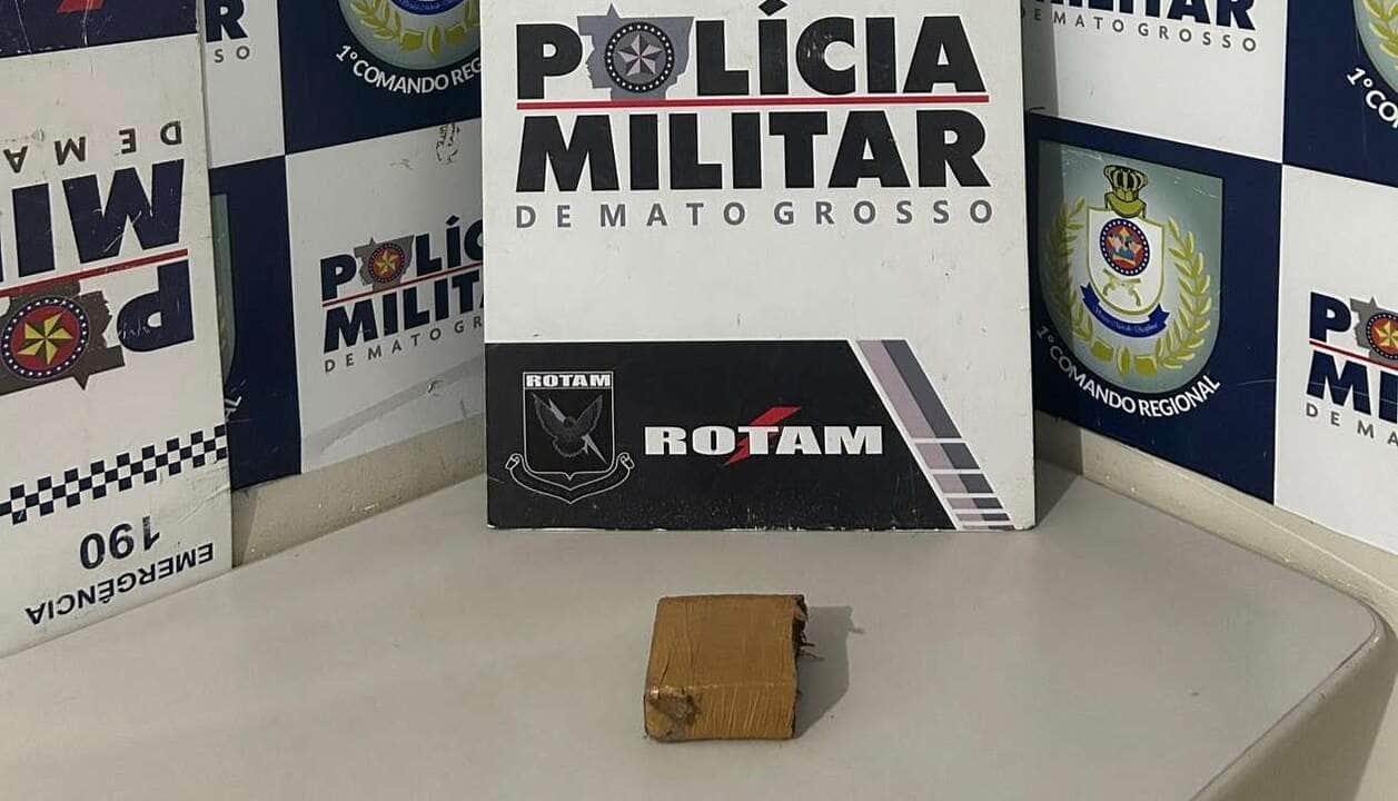 Adolescente desobedece ordem de parada e é detido com maconha durante operação da Polícia Militar