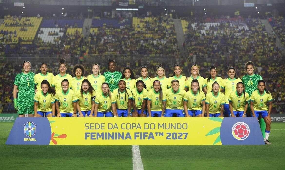 Seleção brasileira feminina de futebol - amistoso contra Colômbia - novembro/2024
