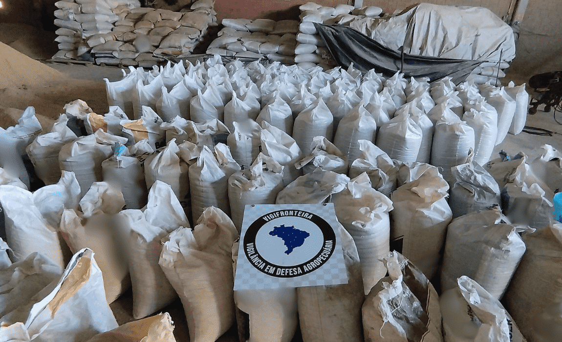 Operações Ronda Agro apreendem produtos agropecuários irregulares nos Estados do Mato Grosso e no Mato Grosso do Sul