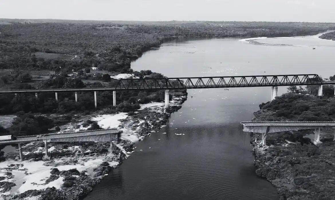 Estreiro MA 23/12/2024  Ponte Juscelino Kubitschek de Oliveira, que liga os municípios de Estreito, no Maranhão, e Aguiarnópolis, no Tocantins que desabou. Foto Prefeitura de Estreito.