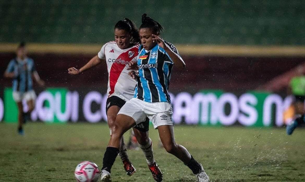 Grêmio 1 a 1 River Plate - Ladies Cup - em 20/12/2024 - jogo interrompido por gestos racistas