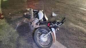 Motociclista fica ferido em acidente com carro em Nova Mutum 