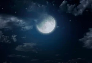 A lua hoje